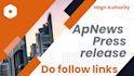 press released on apnews, distribute PR