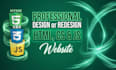develop responsive website with html css and js