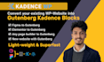 build your wordpress website using gutenberg kadence block