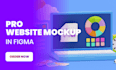 create figma website mockup design, figma design
