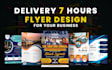 design a clean professional flyer