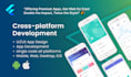 do flutter mobile app development, for ios, android, web app using flutter