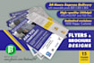 design professional flyer , brochure and postcards design