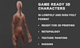 provide you low poly and detailed character 3d modeling