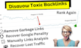 remove toxic backlinks by disavow spam links to recover google penalty