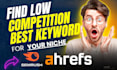 find micro niche keyword research using ahrefs and semrush