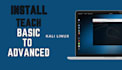 install and teach advanced kali linux