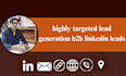 highly targeted lead generation b2b linkedin leads