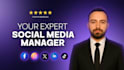 be your social media marketing manager and content creator