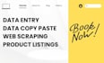 do fast and accurate data entry, copy paste, and web scraping tasks