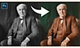 colorize black and white photo