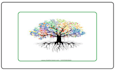 do modern tree, grass trimming garden, landscape logo design