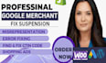 fix  google merchant center suspension, misrepresentation, gtin, shopping ads