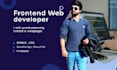 be your front end web developer using HTML, CSS, react js