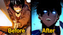 design a before and after youtube anime thumbnail