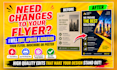 professionally edit flyer brochure and poster