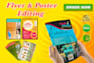 professionally edit flyer brochure and poster