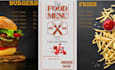do professional restaurant menu design studio