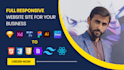 do psd to html, figma to html, xd to html, figma to reactjs responsive website
