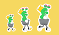 animate walk character animation gif nft