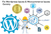 help to fix your wordpress critical errors, issues woocommerce bugs