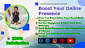 create impressive social media pages and monthly manage content creator