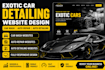 design car detailing website car wash dealer auto repair auto detailing website