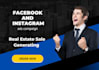 do real estate facebook ads, sale generating instagram ads campaign