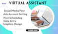 be your creative social media assistant, data entry  virtual manager, instagram