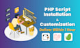 install, fix or customize any codecanyon PHP script