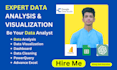 be your data analyst, excel, power bi,data visualization,looker studio expert