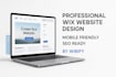 design and redesign wix website