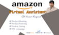 amazon services for virtual assistant, private label, PPC campaigns, inventory