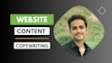 write website content as your copywriter