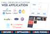 develop a custom web application
