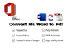 convert PDF to word google docs