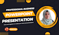 create professional business powerpoint presentation slide design