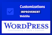 fix, customize, edit a wordpress site