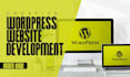 build wordpress website and website development
