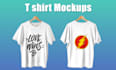 create an amazing t shirt mockup