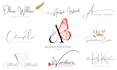 do signature elegant logo and powerpoint presentation pitch deck and rebranding