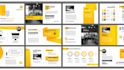 design animated powerpoint presentation template with content writing