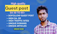 publish high da90 dofollow guest post with relevant SEO backlinks