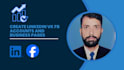 create linkedin vk fb accounts and business pages