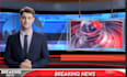 create a breaking news video with ai spokesperson