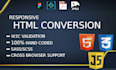 covert figma to html, psd to html, jpeg to html