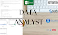 do statistical analysis and reports in r, spss, excel, stata
