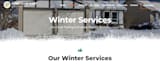 build an adaptable snow removal, snow plowing and plough website or landing page