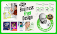 design professional business, company and product modern flyer