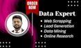 do web scrapping, linkedin lead generation, data mining